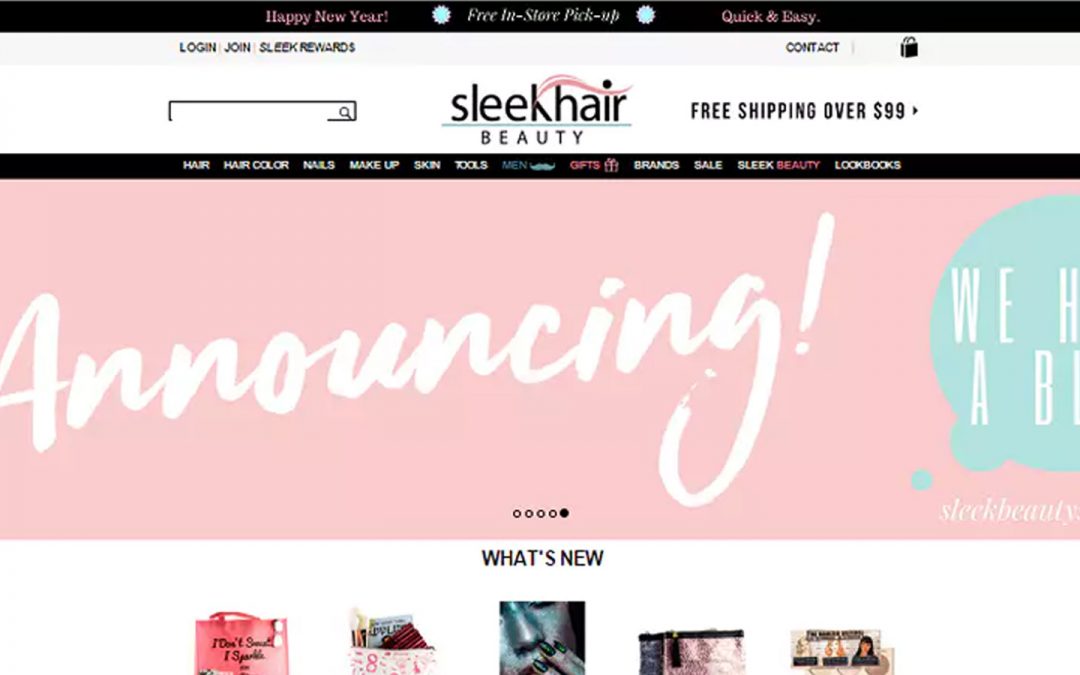sleekhair.fr – Refonte de site E-commerce